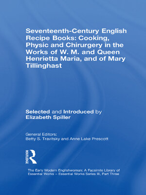 cover image of Seventeenth-Century English Recipe Books